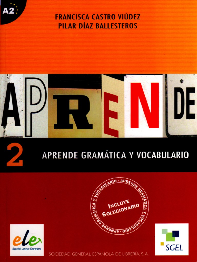 Aprende gramática y vocabulario 2 A2